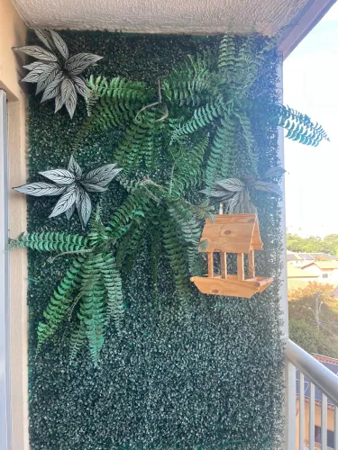 Jardim suspenso - painel vertical