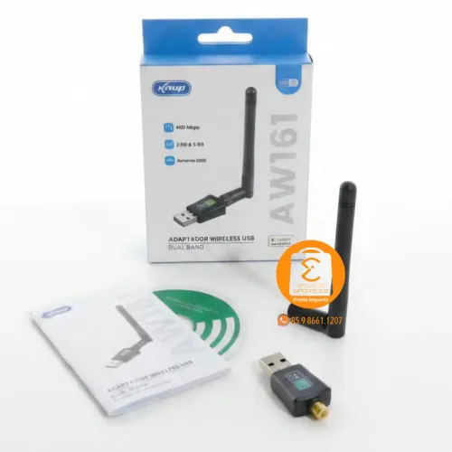5G Adaptador Receptor Wifi Usb Wireless Notebook Pc Internet 