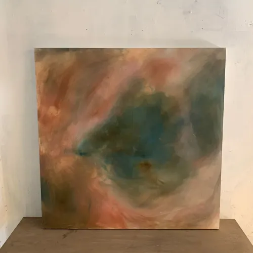Quadro pintura abstrato em tela