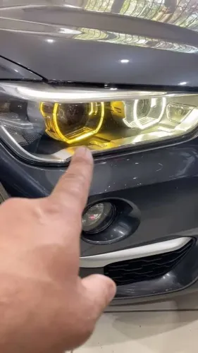 Conserto reparo farol BMW X1 F48 Angel Eyes 