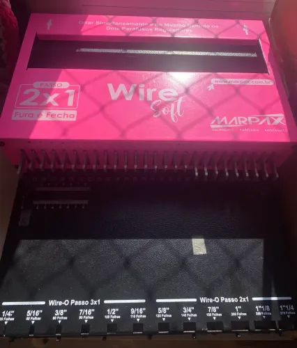 Encadernadora wire o 2 por 1