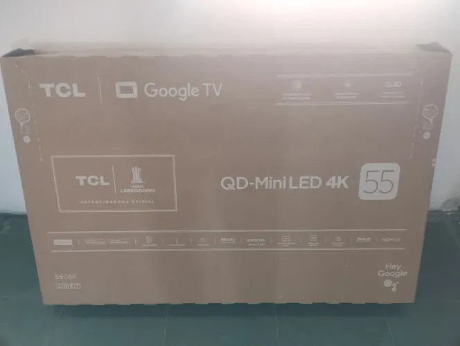 Tv TCL Qled mini led 144 hz nativo 4k 55c6k