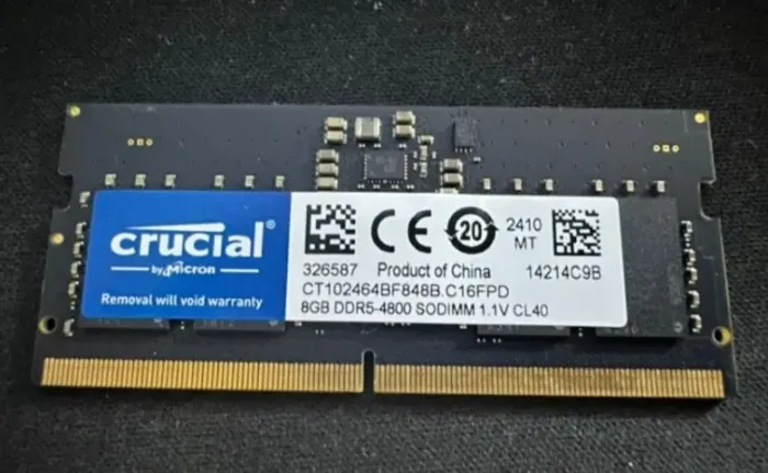 Memória Para Notebook Crucial 8gb Ddr5