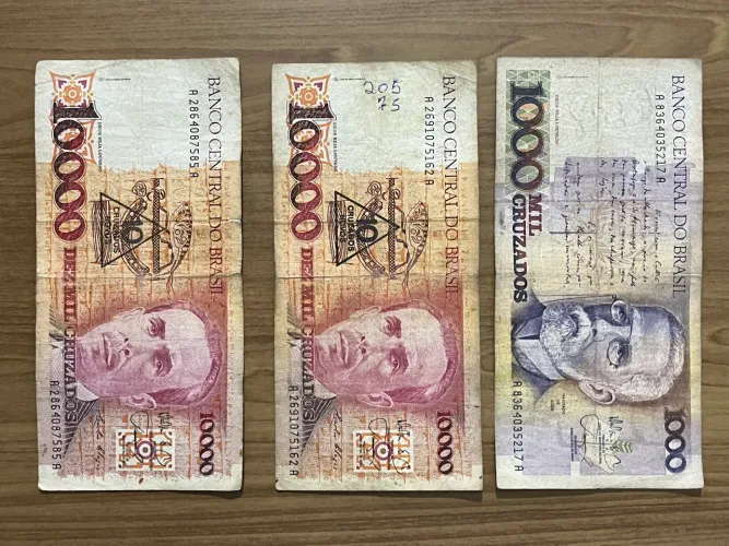 Cédula nota antiga coleção