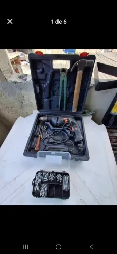 Furadeira skil com kit