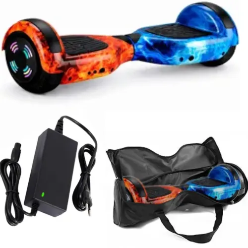 KIT | Hoverboard + Carregador + Bolsa para o Hoverboard
