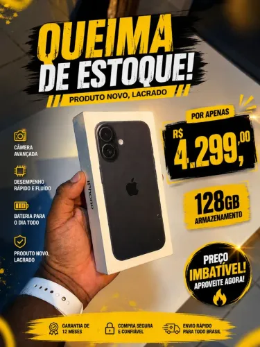 iPhone 16 lacrado