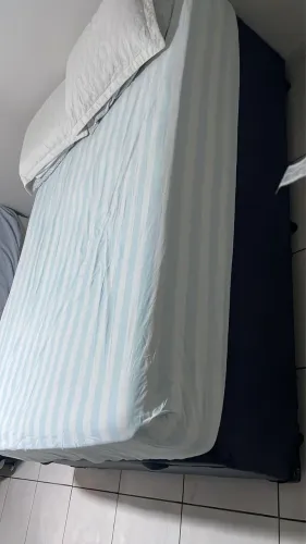 Cama box casal com baú 