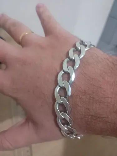 Pulseira de prata Grossa 925