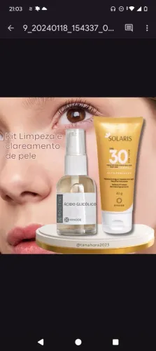 Kit limpeza facial