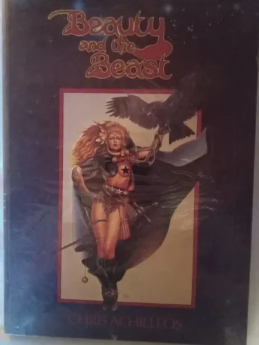 Livro Beauty and the Beast, arte fantástica, Chris Achilleos, 1ª Ediç 1978, Est. Novo