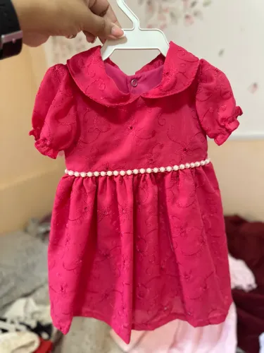 Kit vestido bebê menina 1 ano