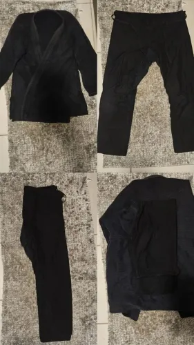 Kimono Preto liso tamanho A2