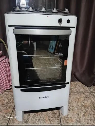 Fogao 4 bocas automático com griil