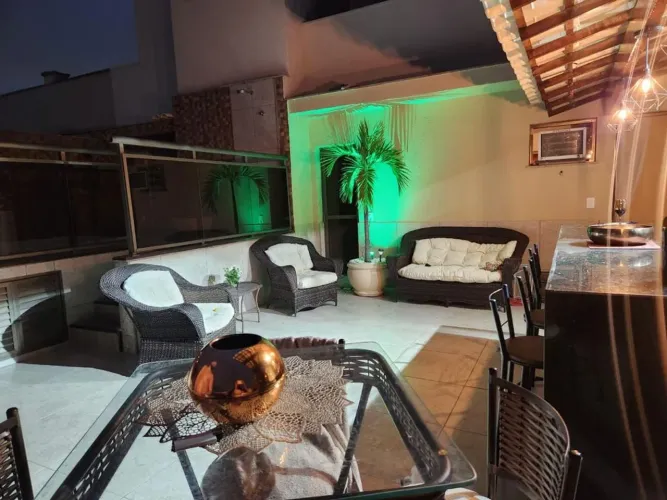 Rio 2 Sicilia, Cobertura com 180m, 2 quartos, 2 vagas, Piscina e área gourmet