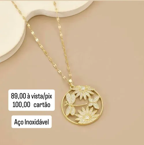 Colar Feminino - Aço Inoxidável 