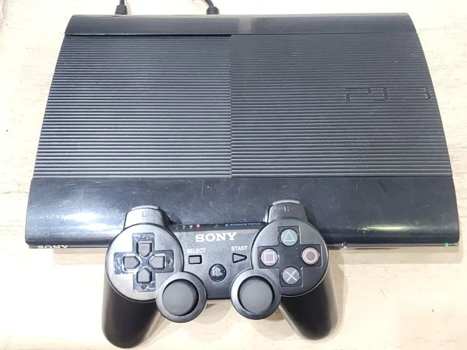 Ps3 s.slim de 500gb com 1 controle