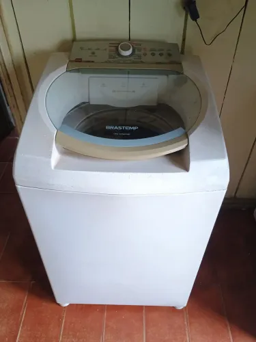 Máquina de lavar roupa Brastemp 11 kg cesto de inox