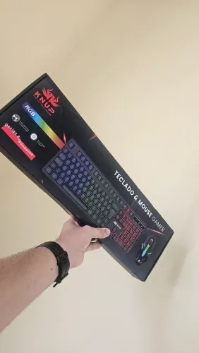 Teclado Gamer Semi Mecânico Novo