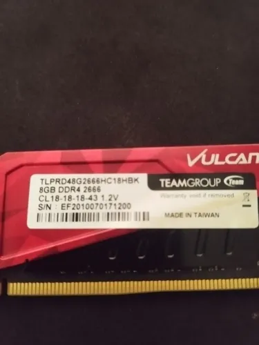 Memória Ram 8gb Vulcan por celular