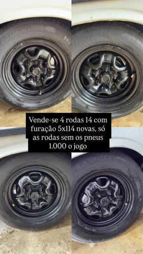Jogo de rodas aro 14 opala