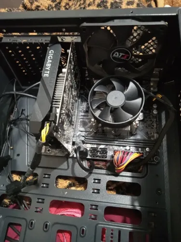 Kit processador + placa mãe + placa de vídeo + fonte