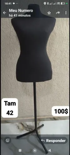 Manequim busto 42 