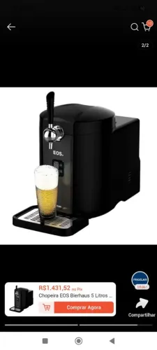 Chopeira EOS COMPRESSOR BIERHAUS 5 litros