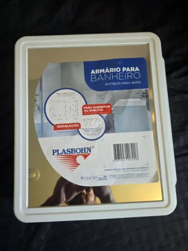 Armário de Banheiro com Espelho Plasbohn