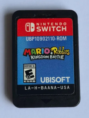 Mario Bros + rabbids kingdom battle - Switch/Midia Fisica