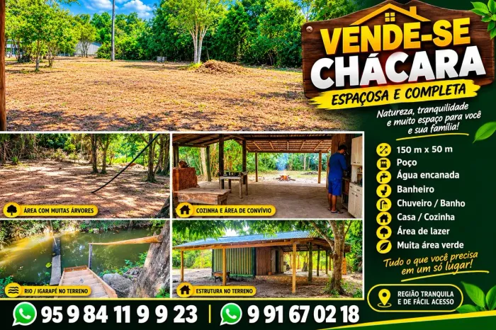 Vende-se Chácara Vila Serra Grande II