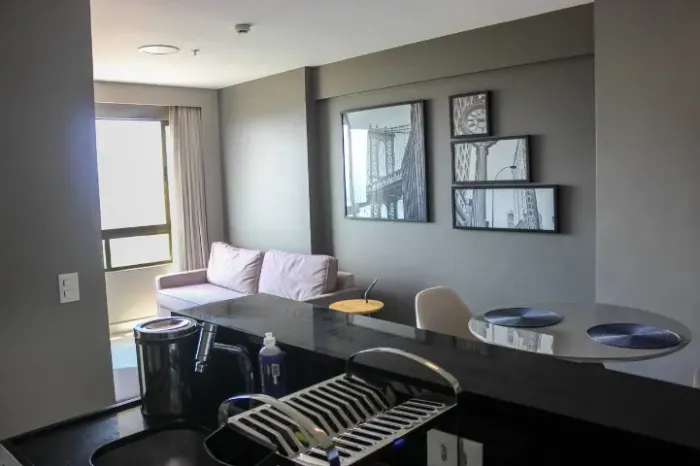 Heron Marinho | Flat de 53 m² Mobiliado para locação | R$ 3.600,00/mês (condomínio incluso