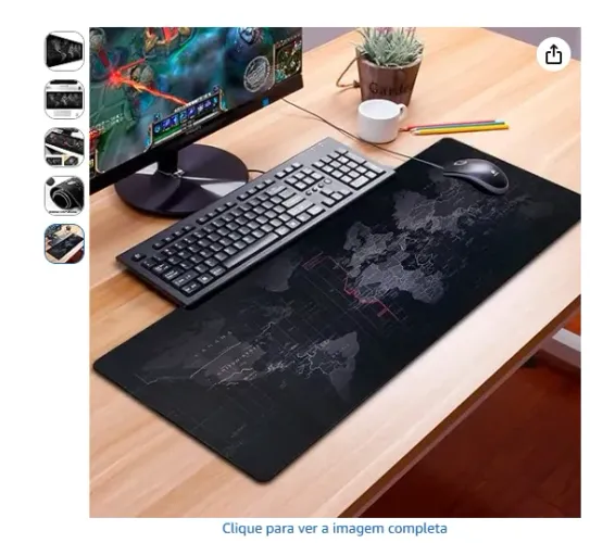 Mouse Pad Gamer Extra Grande Speed Anti Derrapante Profissional Desk Pad Large Wide 120x60