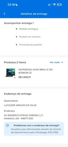Vendo notebook 