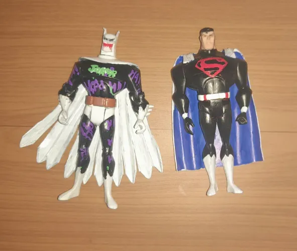 2 Bonecos Customizados da Liga da Justiça Sem Limites (12cm) | LEIA A DESCRIÇÃO!!!