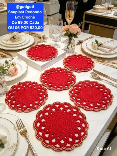 SOUSPLAST 06 PEÇAS POR 520,00