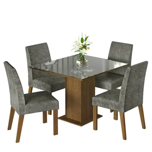 Mesa com 4 cadeiras