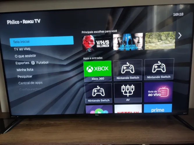 Tv roku smart 50 polegadas Philco 