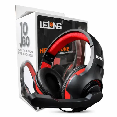 Headset Gamer Lelong com Microfone (Novo)