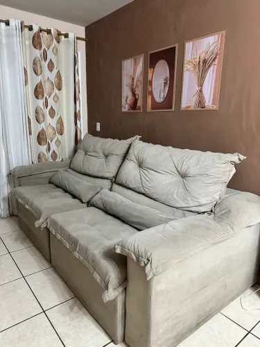 Sofá 4 lugares retrátil