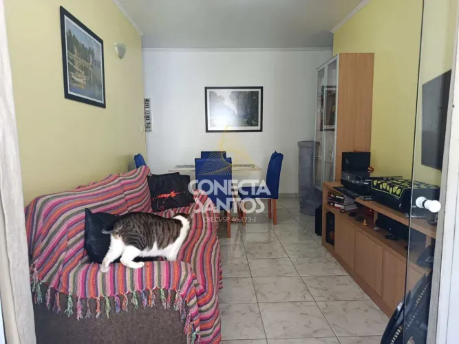 Apartamento com 2 quartos, Centro, São Vicente - R$ 260 mil, Cod: 2001