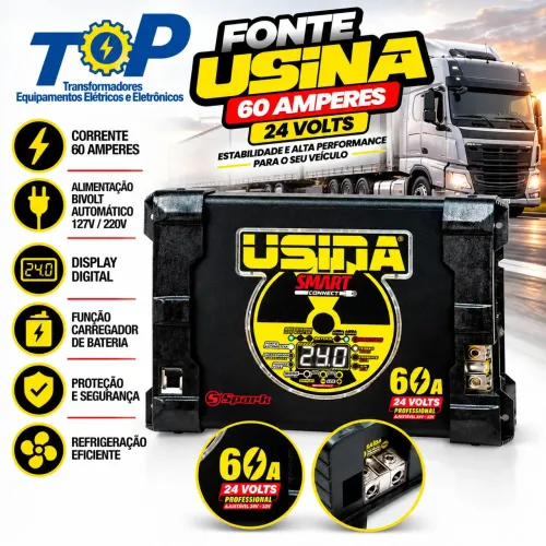 Usina 60A 24v
