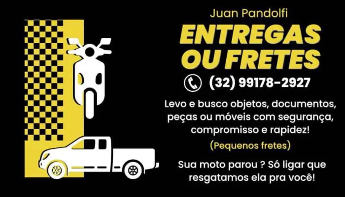 Entregas ou frete 