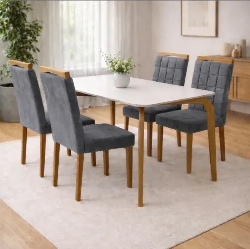 Conjunto de Jantar Prisma 4 Lugares