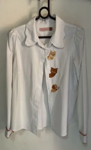 Camisa toda Frida m bordada