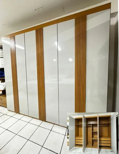 Guarda roupa 100% mdf luxuoso