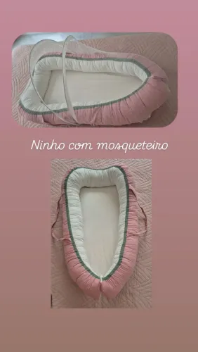 Lote de coisas úteis para bebê: ninho, Almofada amamentação, colchão para carrinho, etc...