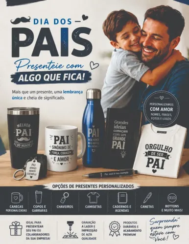 Dia dos Pais - Brindes personalizados