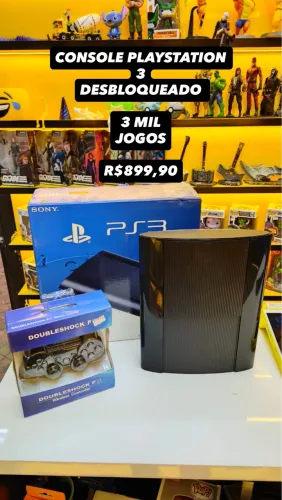 Console ps3 super slim Otimo estado com caixa!