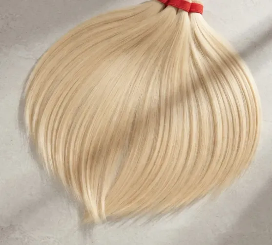 Cabelo humano loiro global vietnamita 55cm